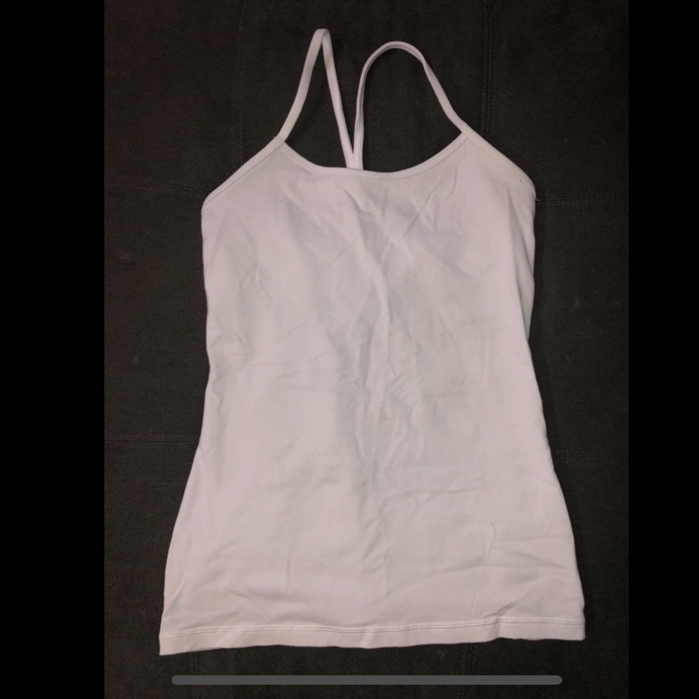 Lululemon white cami tank top